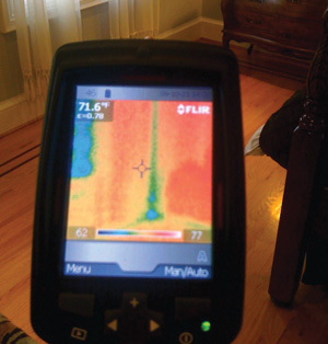 Infrared Camera can reveal air leaks in Norwalk