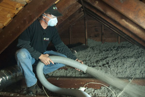 Blown Insulation in Shelton